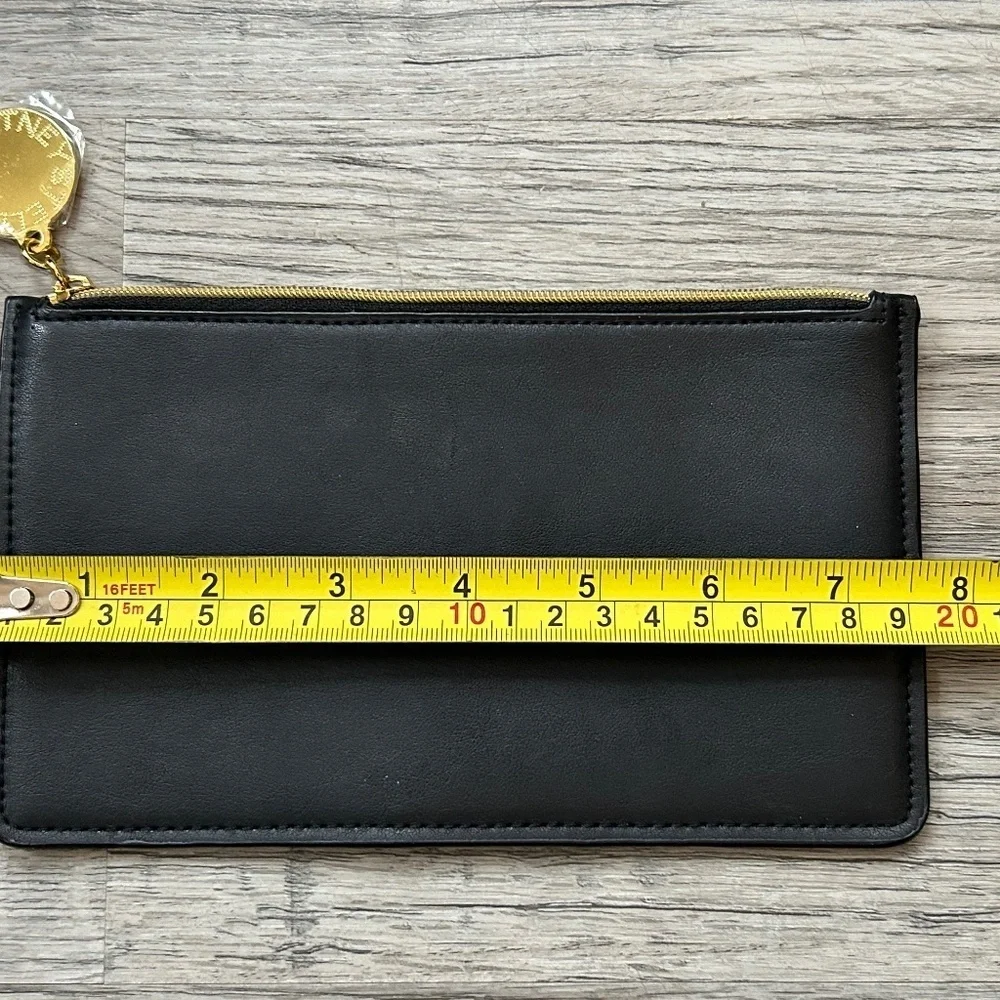 Stella McCartney Black Wallet/Makeup Case